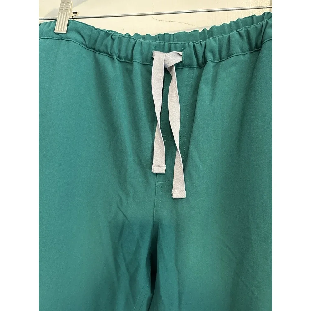 FIGS Womens Scrub Pants Green Technical Collection Drawstring Size MEDIUM